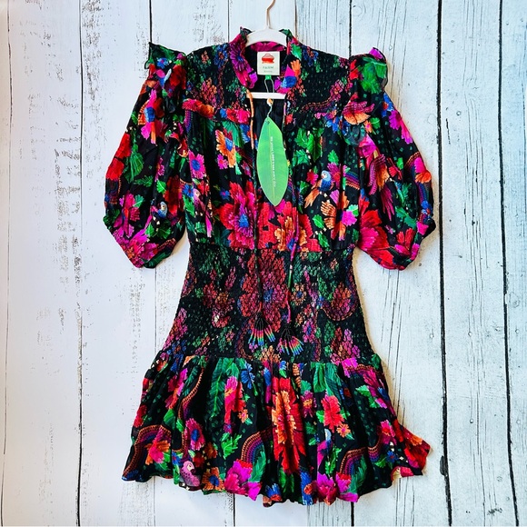 NWT Farm Rio‎  Dress Multicolor Size Small - Picture 1 of 11